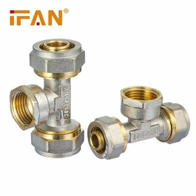 Raccord à compression PEX en laiton